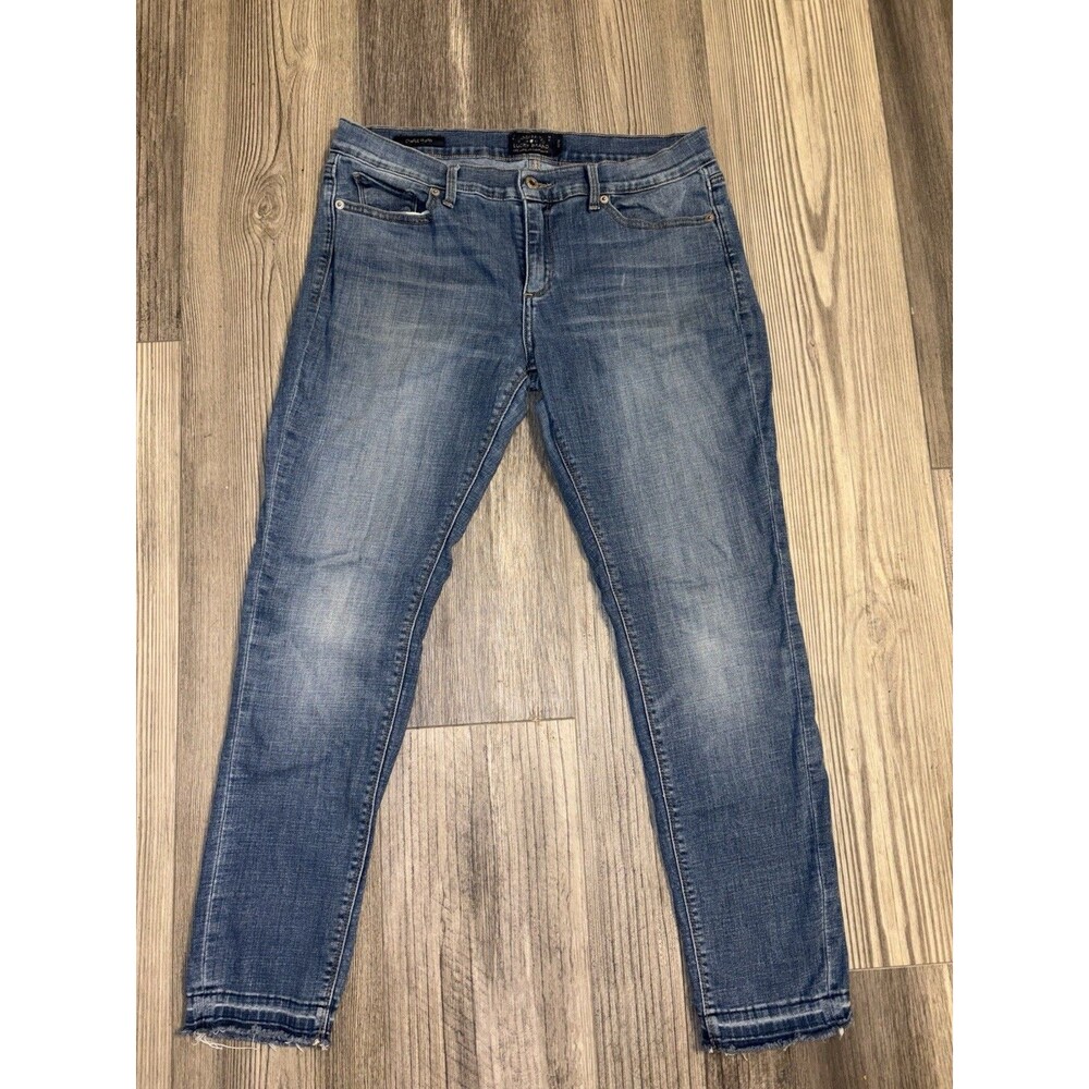 Lucky Brand Charlie Skinny Jeans Women’s Size 12 / 31 Reg Blue Denim